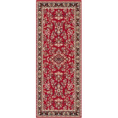 Teppich HANSE HOME "Halton" Gr. 12, rot, B:80cm H:8mm L:250cm, Polypropylen (PP), Teppiche, Kurzflor, Orient-Optik, mit Bordüre, Läufer, pflegeleicht, gekettelt Image