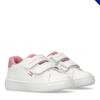 Sneaker TOMMY HILFIGER, Kinder, Gr. 29, rosa (weiß, rosa), Synthetik, sportlich, Schuhe, Klettschuh, Freizeitschuh mit Logoverzierung