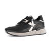 Keilsneaker GABOR "DAVOS", Damen, Gr. 37, gold (schwarz, goldfarben), Kalbsleder, unifarben mit Farbeinsatz, sportlich, Schuhe, Schnürschuh, Halbschuh, mit OPTIFIT-Wechselfußbett, H-Weite