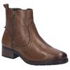 Stiefelette JOSEF SEIBEL "Kate 20", Damen, Gr. 41, braun (cognac), Leder, casual, Schuhe, Westernstiefelette, Boots mit modischem Blockabsatz