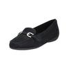 Mokassin GEOX "Geox Mokassin Nubukleder", Damen, Gr. 38, blau (dunkelblau), Nubukleder, casual, Schuhe