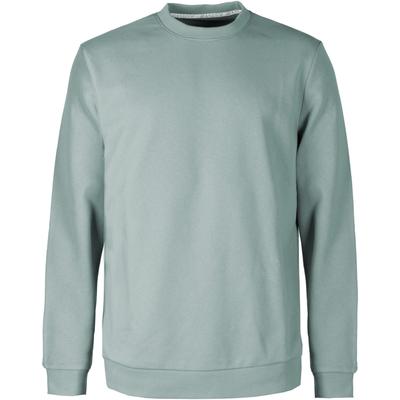 Sweatshirt INDICODE "INFence", Herren, Gr. L, grau (slate gray), Sweatware, Obermaterial: 60% Baumwolle, 40% Polyester, unifarben, modisch, regular fit normal, Rundhals, Langarm Rippbündchen, Sweatshirts Image