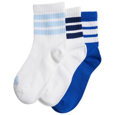 adidas - Kid's Ribbed Socks 3-Pack - Multifunktionssocken 28-30 - KXL | EU 28-30 weiß Image