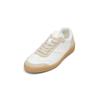 Sneaker MARC O'POLO "aus edlem Rindleder", Herren, Gr. 41, weiß (weiß, sand), Obermaterial: 100% Leder (Rind), Schuhe