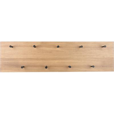 Wandgarderobe MIRRORS AND MORE "Samantha", braun (holzfarbig), B:75cm H:20cm T:9,2cm, Garderobenpaneele Image