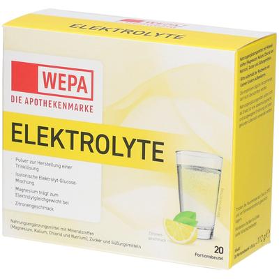 Wepa Elektrolyte Pulver Zitrone 20x5,6 g Image