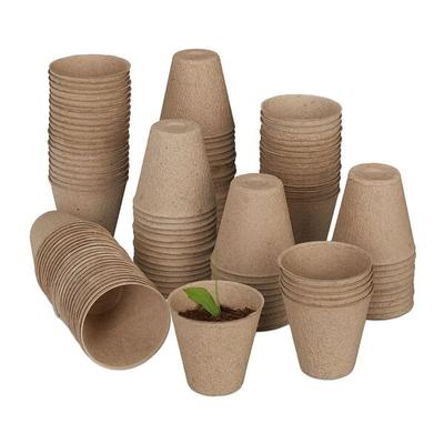 relaxdays 120er-Set Anzuchttöpfe rund