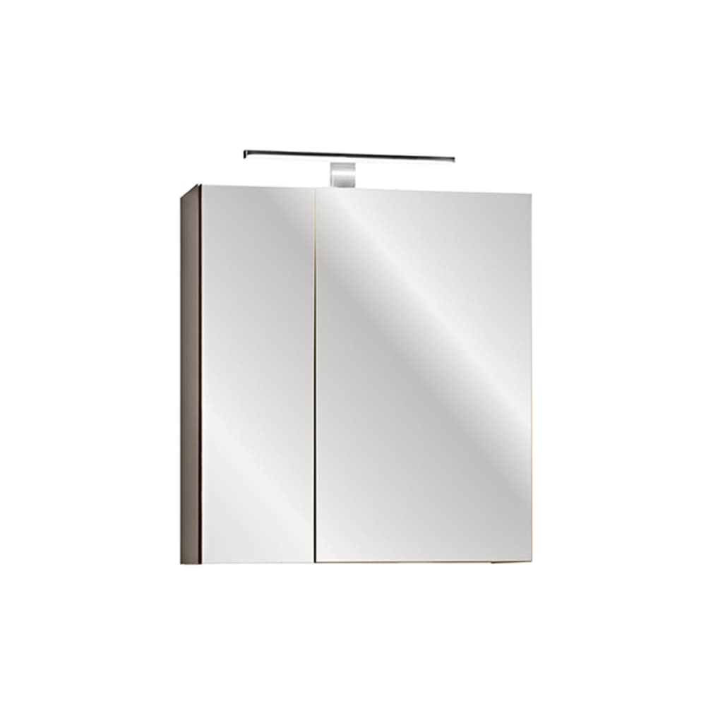 Miroir armoire murale stratifiés taupe