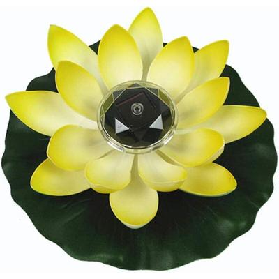 Memkey - Lotuslicht, Solar-Schwimmteich-Dekoration, Lotusblume, LED-Farbwechsel, Blumen, Image