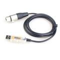 Adattatore di Interfaccia da usb a led DMX512 Computer pc Stage Lighting Controller Dimmer,
