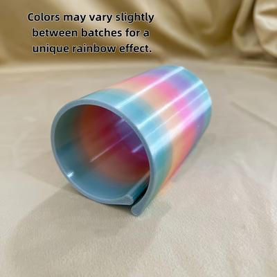 TEMU Roll-up Diamond Painting Canvas Storage - Portable Plastic Scroll Tube For 5d Diy , Space-saving Craft Organizer, Painting Accessories Kit Image