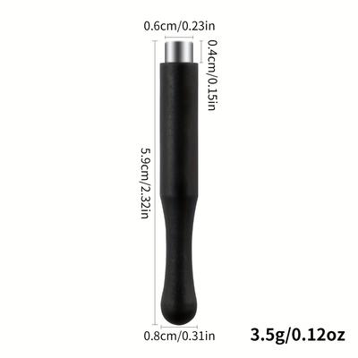 TEMU Silicone Cat Stick For Nail Art – Strong Magnetic Cylinder For Gel Polish, Wand Design, Options (black, Pink, Green, Brown) – Professional Manicure Tool Image
