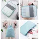 6 pz/set Organizer da viaggio borse portaoggetti valigia Set di imballaggio custodie per bagagli organizzatore di bagagli vestiti reggiseno borsa per scarpe ordinata