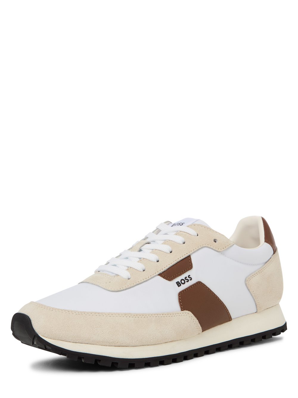 BOSS Sneaker mit Leder-Anteil Herren weiß, 41 Image