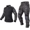 Uniforme da combattimento + imbottiture Pantaloni tattici Safari Uniforme da arrampicata sportiva Camicia mimetica Camicie da combattimento Abbigliamento da caccia Abbigliamento da uomo Abbigliamento