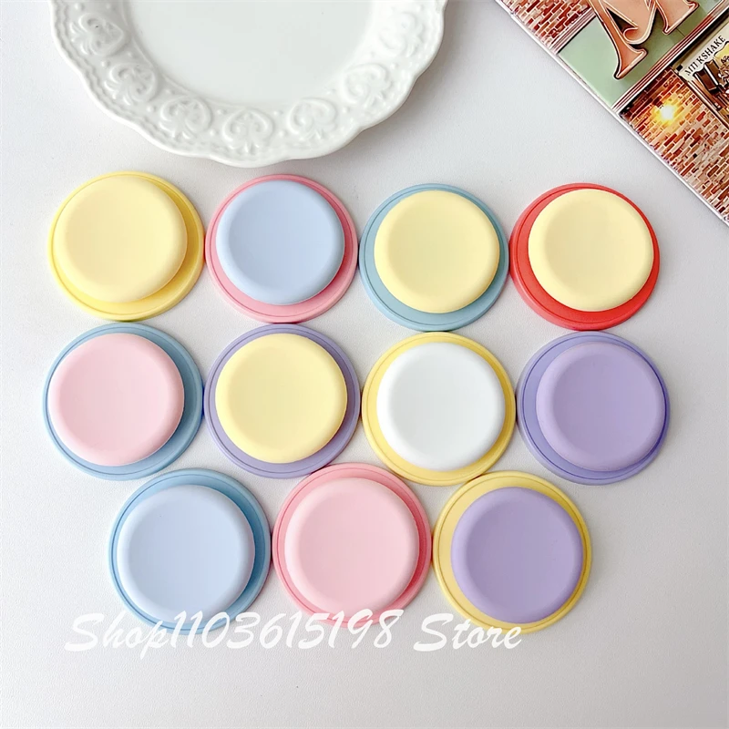 Korean Cute Cartoon Macaron Color Magnetic Phone Griptok Phone Holder Stand Universal For iPhone For Magsafe Phone Ring Grip Tok