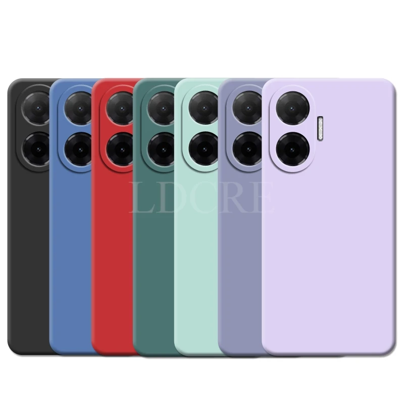 Für Xiaomi POCO F7 Hülle Flüssigsilikonhülle POCO F7 Hülle TPU Plain Rubber Protector Case POCO F7 Cover Image