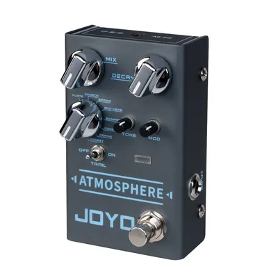 JOYO R-14 Digital Reverb Guitar Pedal 9 Built-in Reverb Effects Guitar Effector Amplifier Types Spring/Church/Shimmer Function