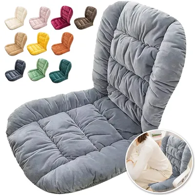 Luxury Thick Chair Pad with Back Support, Non-Slip Soft Patio Pad Office Student Cushion, Outdoor Garden Rocking Chair Cushion