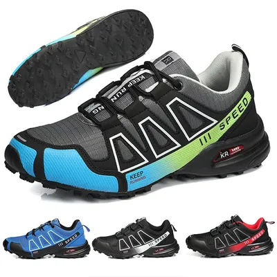Men's Casual Sports Shoes Outdoor Lightweight Sports shoes Mesh Breathable Hiking Shoes Outdoor Camping Shoes Walking Sports Sho