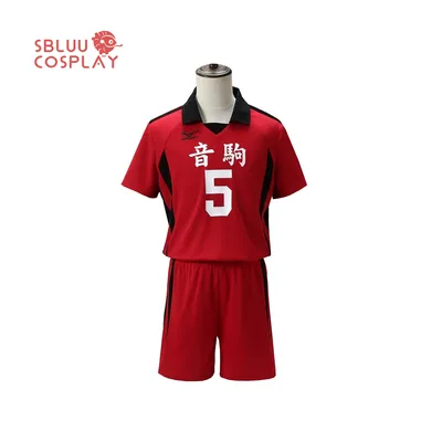 SBluuCosplay Nekoma Shirt Kuroo Tetsuro Cosplay Costume NO.1 Kozume Kenma NO.5 Volleyball Jersey
