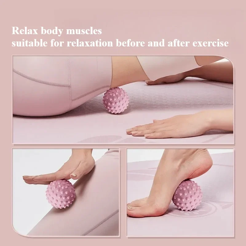 Massageball, Muskelmassagegerät, Fußmassage, Fitness, Yoga, Übung, Handball, Yoga, Fitness, Faszienball, Fitnessstudio