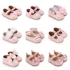 Sanfte Art Baby Bogen kleine Lederschuhe elegante Prinzessin Schuhe rutsch feste weiche Sohle Baby Wanderschuhe