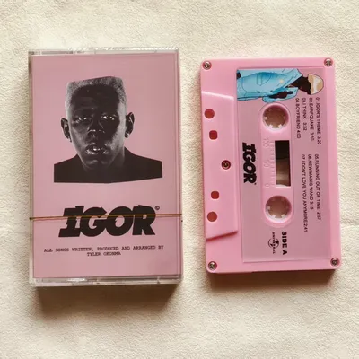 Pink IGOR Album i don't love you anymore Cassettes Tyler The Creator Music Tape Cosplay Recorder Walkman Car Soundtracks Box
