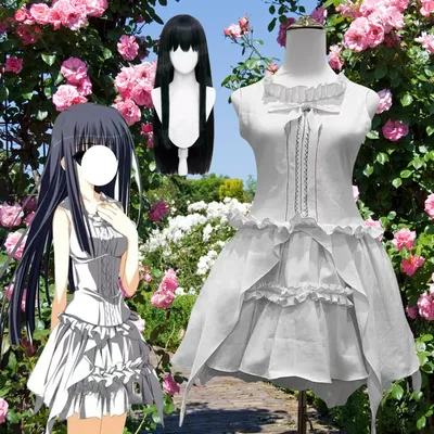 Takashima Zakuro Cosplay Kostüm Weißes Kleid Rock Schuluniform Perücke Anzug für Frauen Rollenspiel Halloween Karneval Party Outfits Image