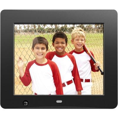 Aluratek 8" Digital Photo Frame With Motion Sensor And 4Gb Built-In Memory, Black