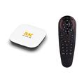Smart TV Box Android 14 H96 Max M2 Plus Rockchip RK3528 1000 M LAN Wi-Fi 6 Bluetooth 5.4 8K 4K BT con telecomando vocale e giroscopio, set-top box e lettore multimediale