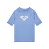 Rash Guard ROXY "Whole Hearted", Mädchen, Gr. 6(115-120cm), lila (grapemist), 86% Polyester, 14% Elasthan, Kurzarm, Shirts