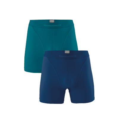 Muchachomalo Herren Pima Baumwolle Boxer Shorts - 2er Pack - Herren Unterwäsche Image