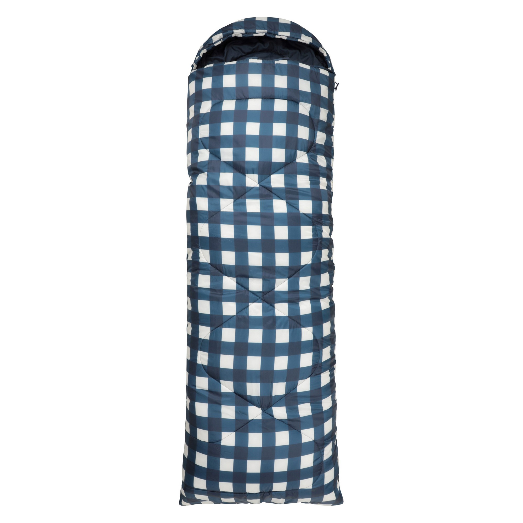 Mountain Warehouse - Schlafsack "Mid Season", Kariert (Dunkelblau) Image