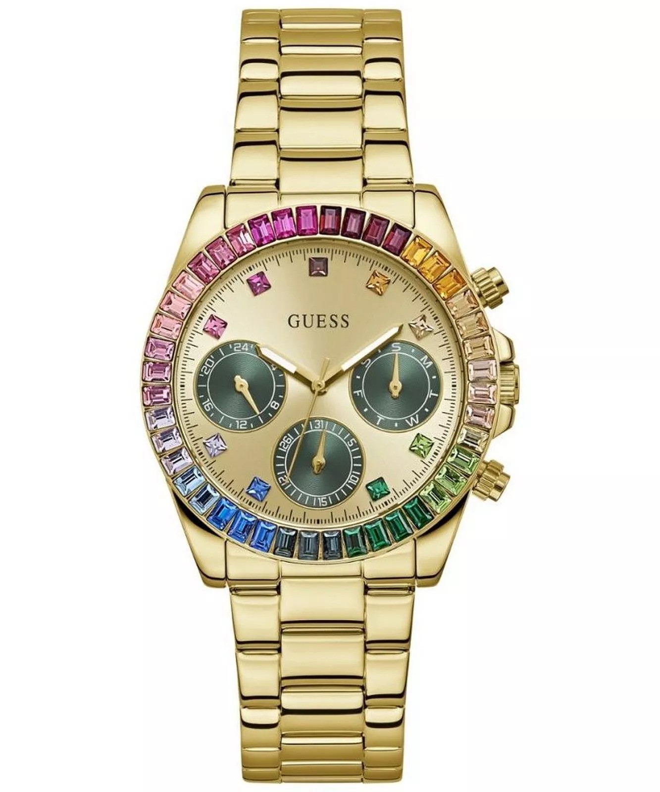 Guess Halo Damen Gold Watch GW0690L4 Image