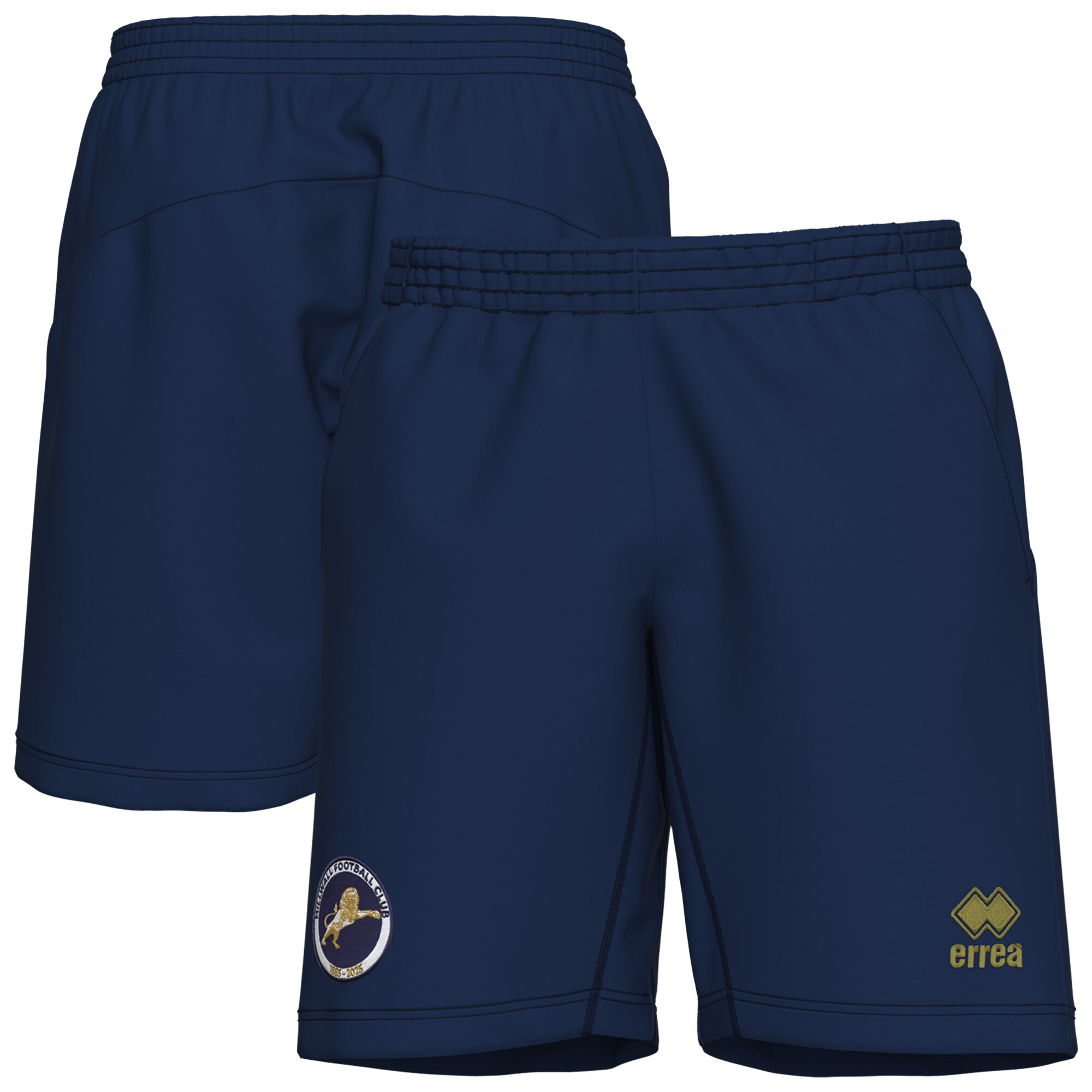 Millwall Errea Travel Shorts - Marineblau Image