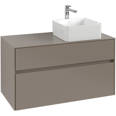 Villeroy & Boch Waschtischunterschrank Collaro C040B0 1000x548x500mm m. Bel. 2 Ausz. Waschtisch re S C040B0AF Image