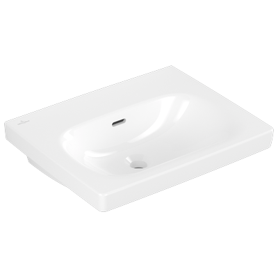 Villeroy & Boch Waschbecken Skyla 5A5157 445x550mm Rechteck mit Überlauf Weiss Alpin 5A515701 Image