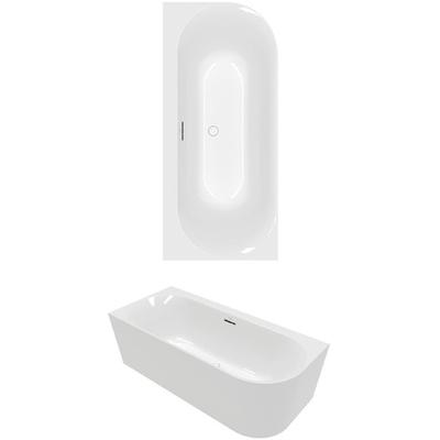Villeroy & Boch Vorwand-Badewanne Loop&Friends OVAL 1700x 750x600mm OVAL rechte Ausführung weAlpin A170LOF9CR00V01 Image