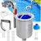 Nettoyeur mural d'écumoire de Surface de piscine automatique, mise à niveau pour piscine hors sol, Compatible avec les piscines gonflables Intex