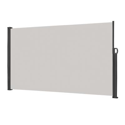 TEMU 300cm Wide Retractable Garden Privacy Screen Side Awning Wind Protection Awnings Made Of 180g/㎡ Polyester Mobile Sun Protection Wall Awning Privacy Screen Garden Awning For Balcony Terrace Patio