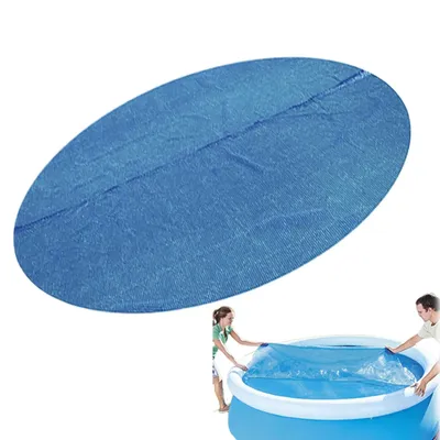 6FT/8FT Solar Pool Cover Rectangle Solar Blanket for Pools Inground Above Ground Swimming Pool Solar Cover Pond Accessories