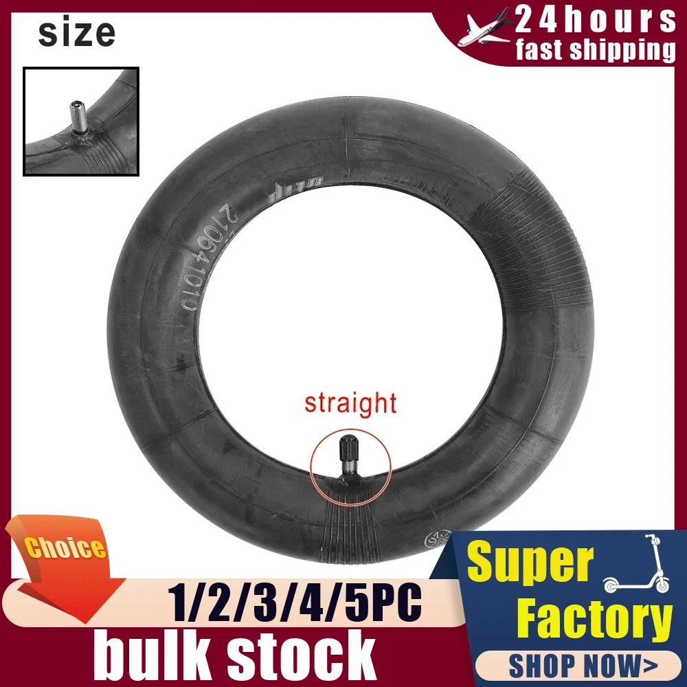 10 Zoll 250 x 54 flacher pneumatischer Schlauch für Xiaomi 4 Elektroroller für Ninebot F20/30/40 Ersatzschlauch Image