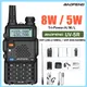 Baofeng UV 5R Walkie Talkie 5W/8W Dual Band VHF UHF Radio bidirezionale a lungo raggio Ricetrasmettitore portatile ad alta potenza Radioamatore portatile