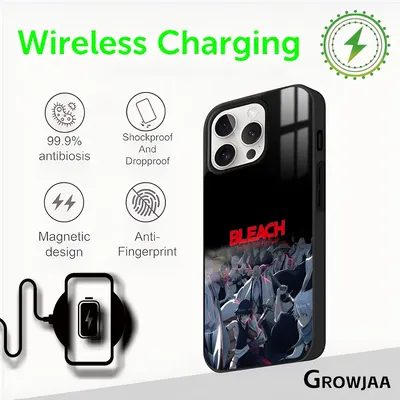 Anime B-bleaCh Phone Case Magnetic For IPhone 16 15 14 13 12 11 Pro Max Plus Mini Magsafe Wireless Charging Cover