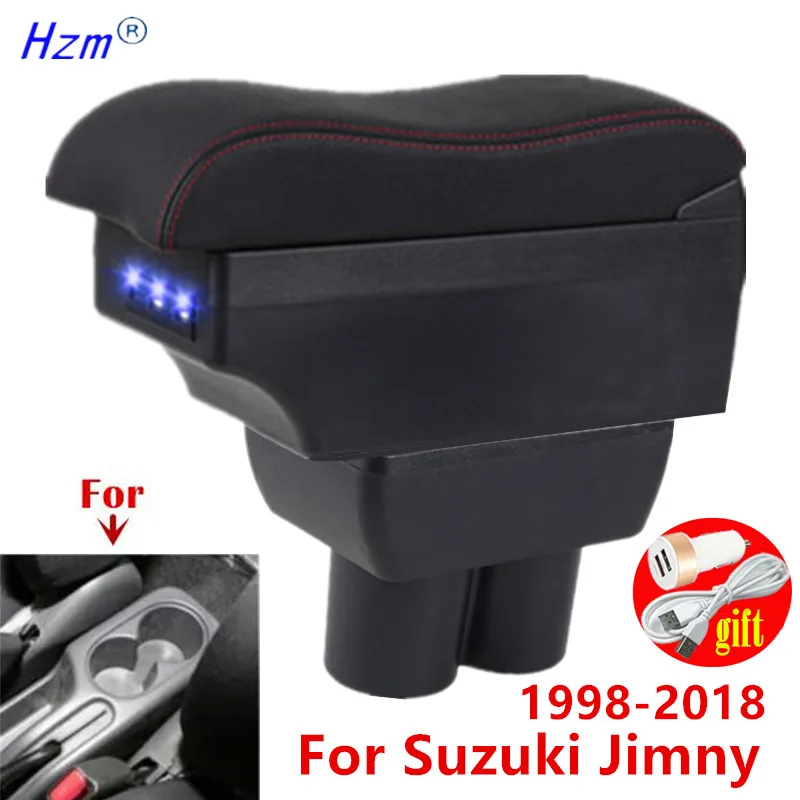 Für Suzuki Jimny Armlehne Box Für Suzuki Jimny JB23 JB43 Auto Armlehne 1998-2018 Retrofit teile Arm Lagerung Box auto Zubehör Image