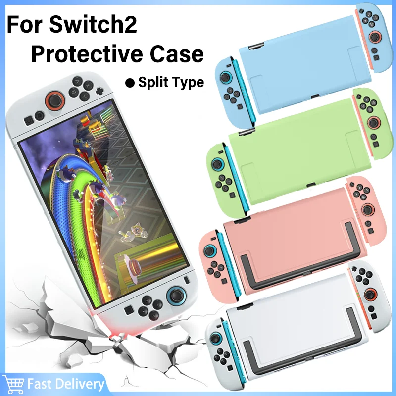 Split TPU Soft Shell Für Nintendo Switch2 Abdeckung Setzen Dock Schutzhülle Hard Case NS2 Stoßfest Schutz Abdeckung Fall Zubehör Image