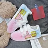 Original Cartoon SpongeBob Schwammkopf Prinzessin niedlich Freizeitschuhe weiche Sportschuhe für Freundin Geschenk EU Größe 25-38
