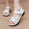 Sandalen für Damen, niedlich, Peep-Toe, weiß, Komfort, Frühling, Zuhause, Sandalen, Dame, klassisch, elegant, schwarz, Sommerschuhe, gelbe Schuhe, ab542