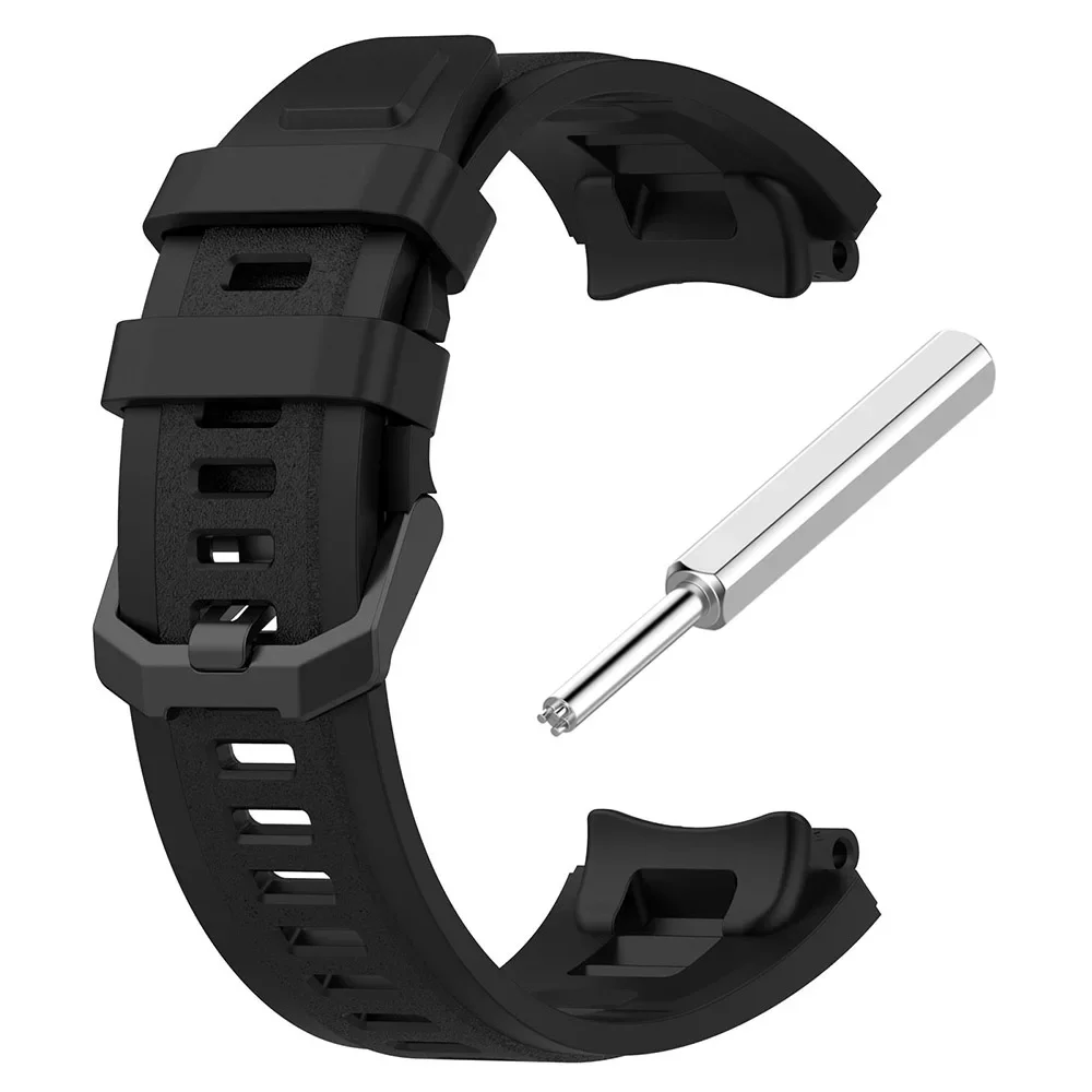 Silikonarmband für AMAZFIT T-Rex 2, verstellbares Ersatzarmband, Zubehör mit Entfernungswerkzeug für Amazfit T Rex 2 Image
